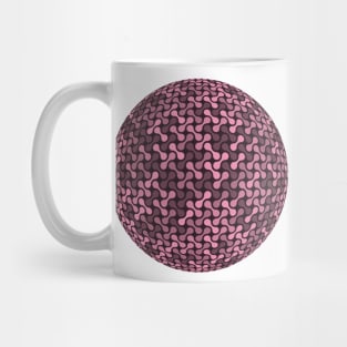 Metaballs Pattern Sphere (Rose Gold) Mug